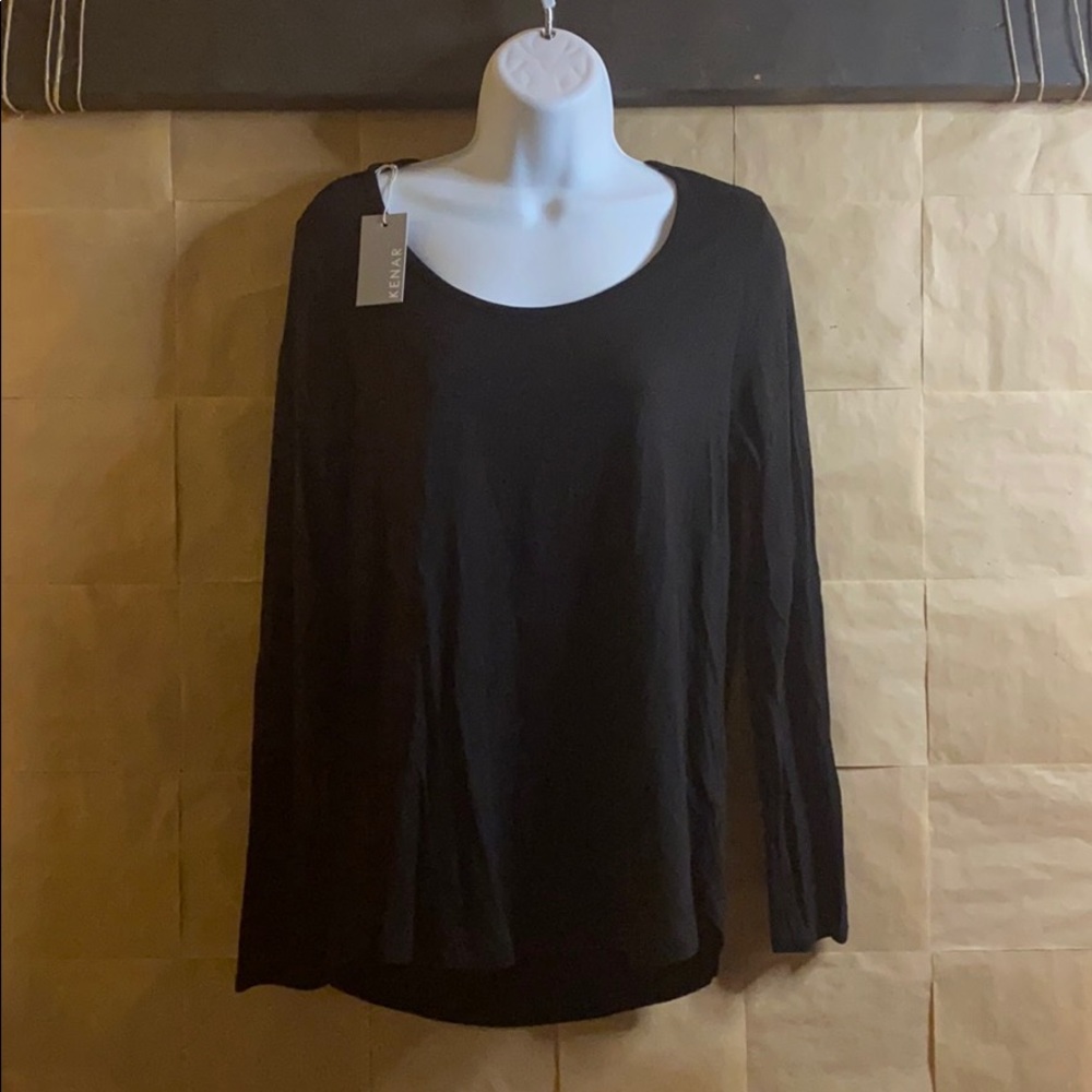 Kenar Black Long Sleeve with Back Cut out